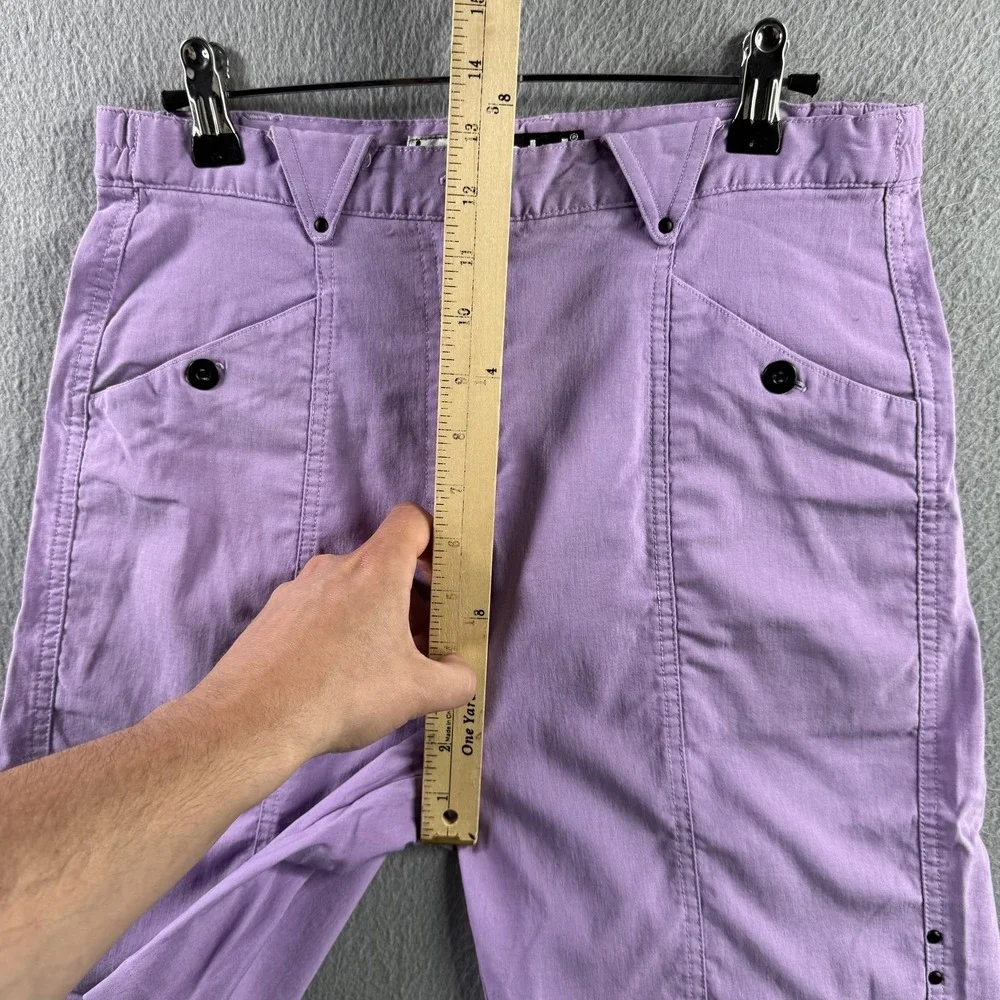 Jamie Sadock Shorts Womens 8 Golf Stretch Button Pockets Nylon Rayon